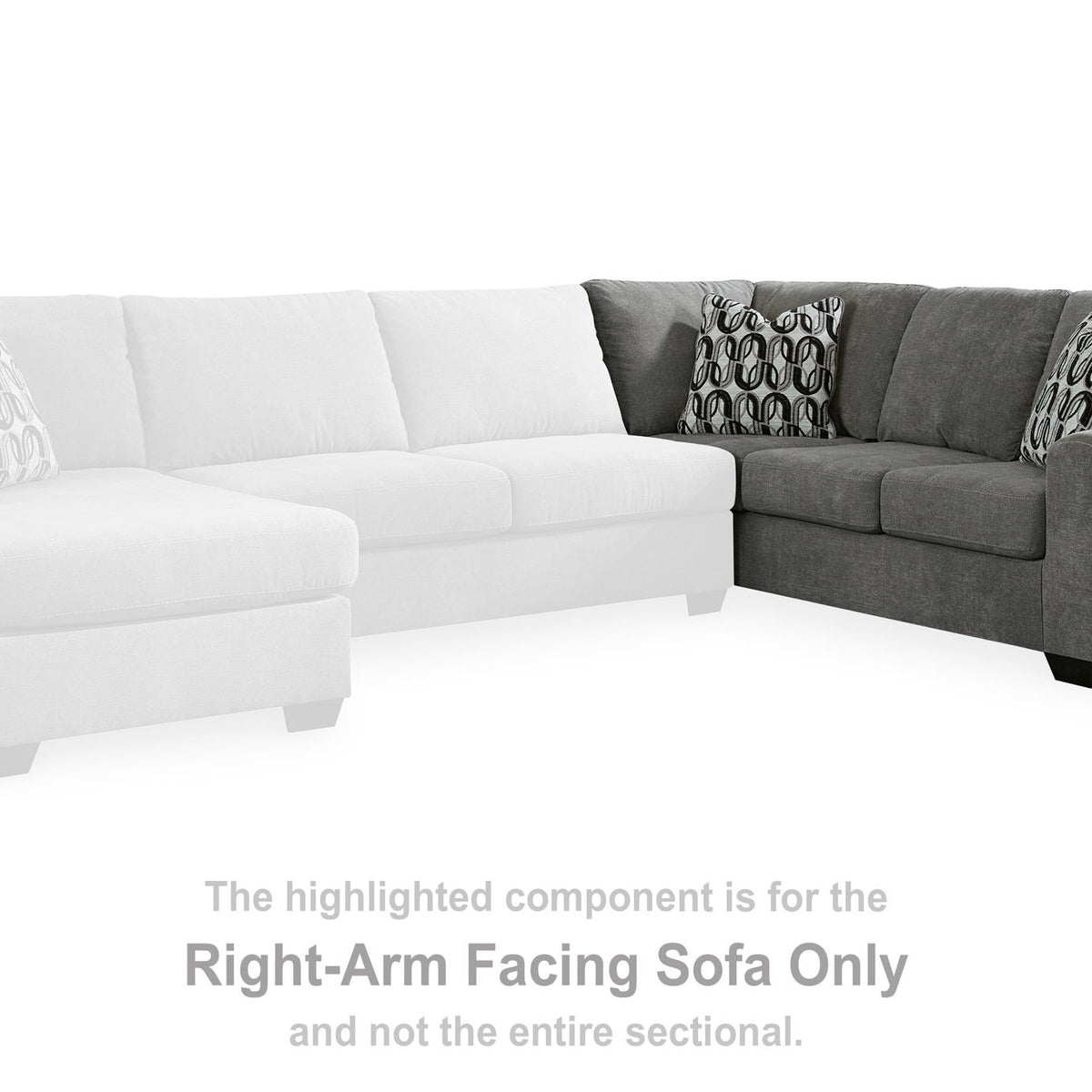 Birkdale Court - Raf Sofa - Gray