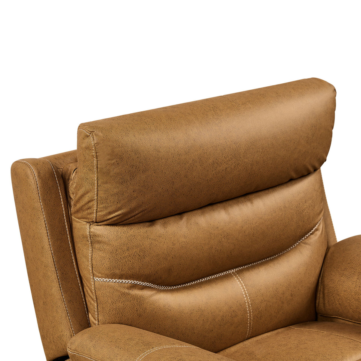 Dual Okin Motor Rocking And 240° Swivel Single Sofa Seat Recliner Chair Infinite Position, Head Rest With Power Function