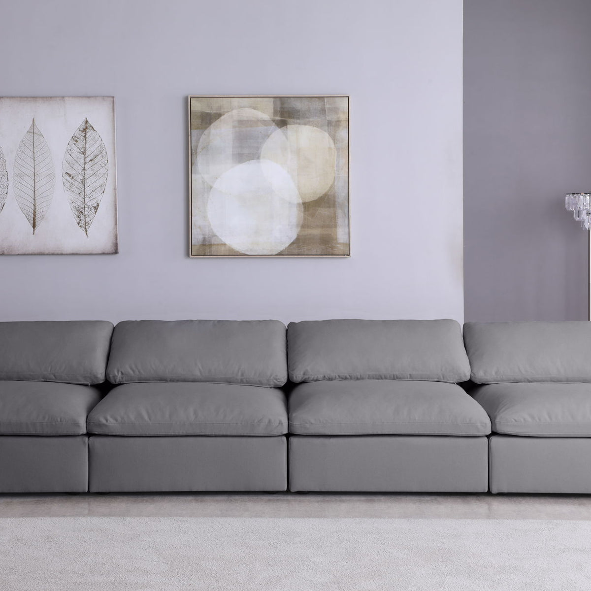 Serene - Modular Armless 4 Seat Sofa