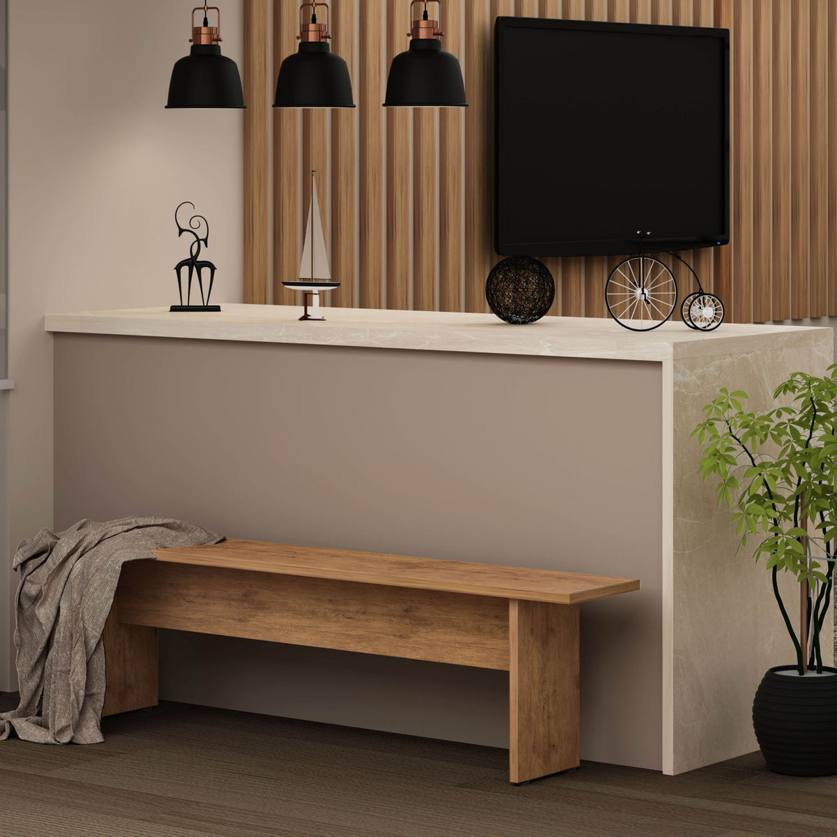 Manhattan Nomad - Dining Bench