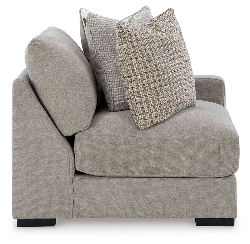 Aslan Court - Raf Corner Chair - Pebble