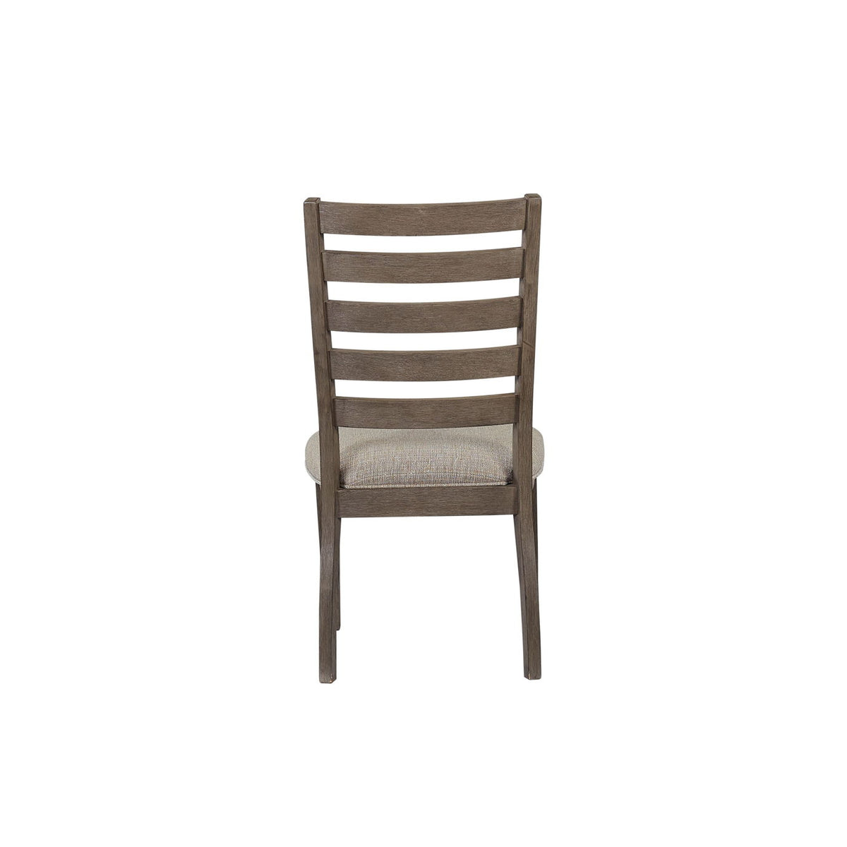 Casual Side Dining Chair With Ladder Back (Set of 2) - Gray