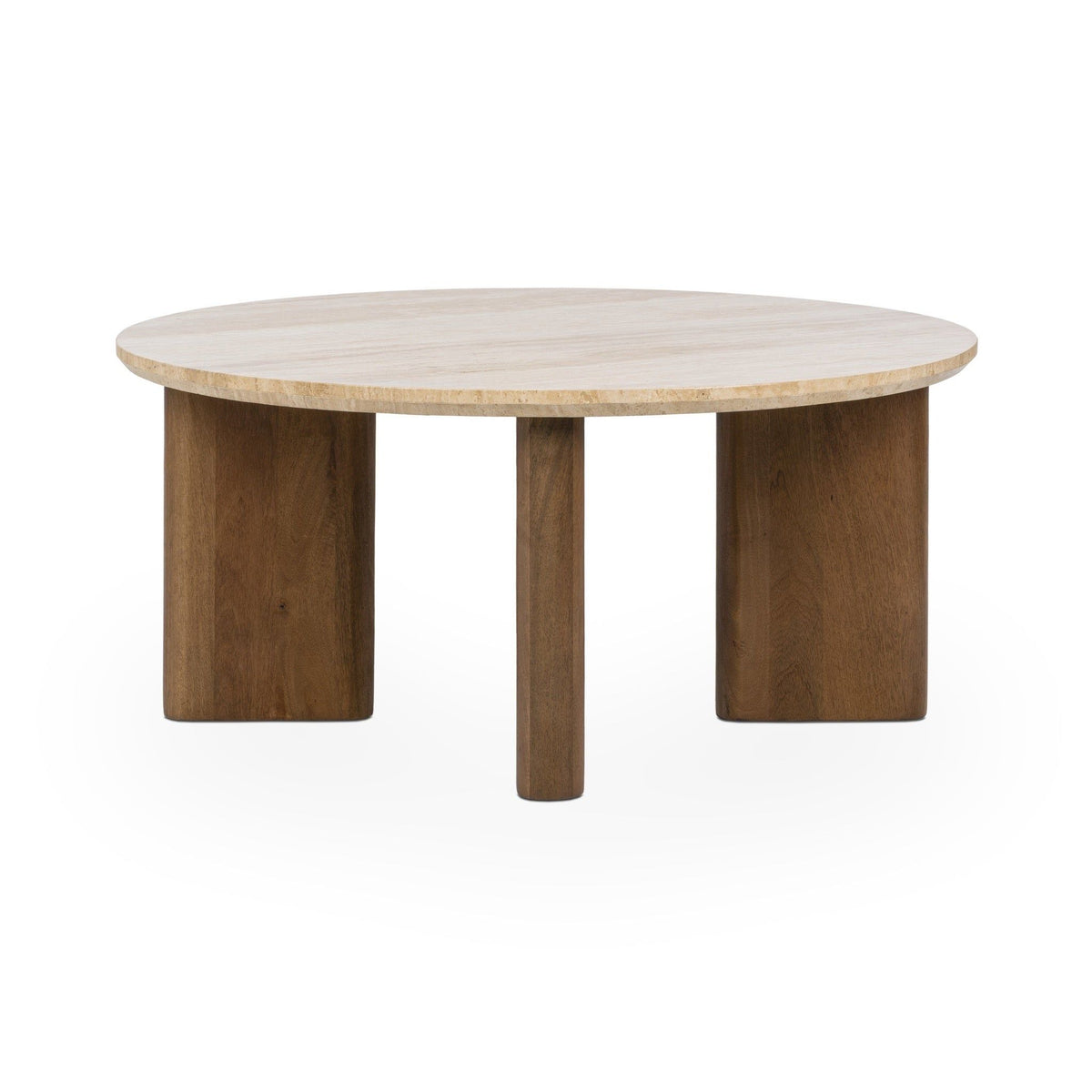 Idella - Travertine Round Table