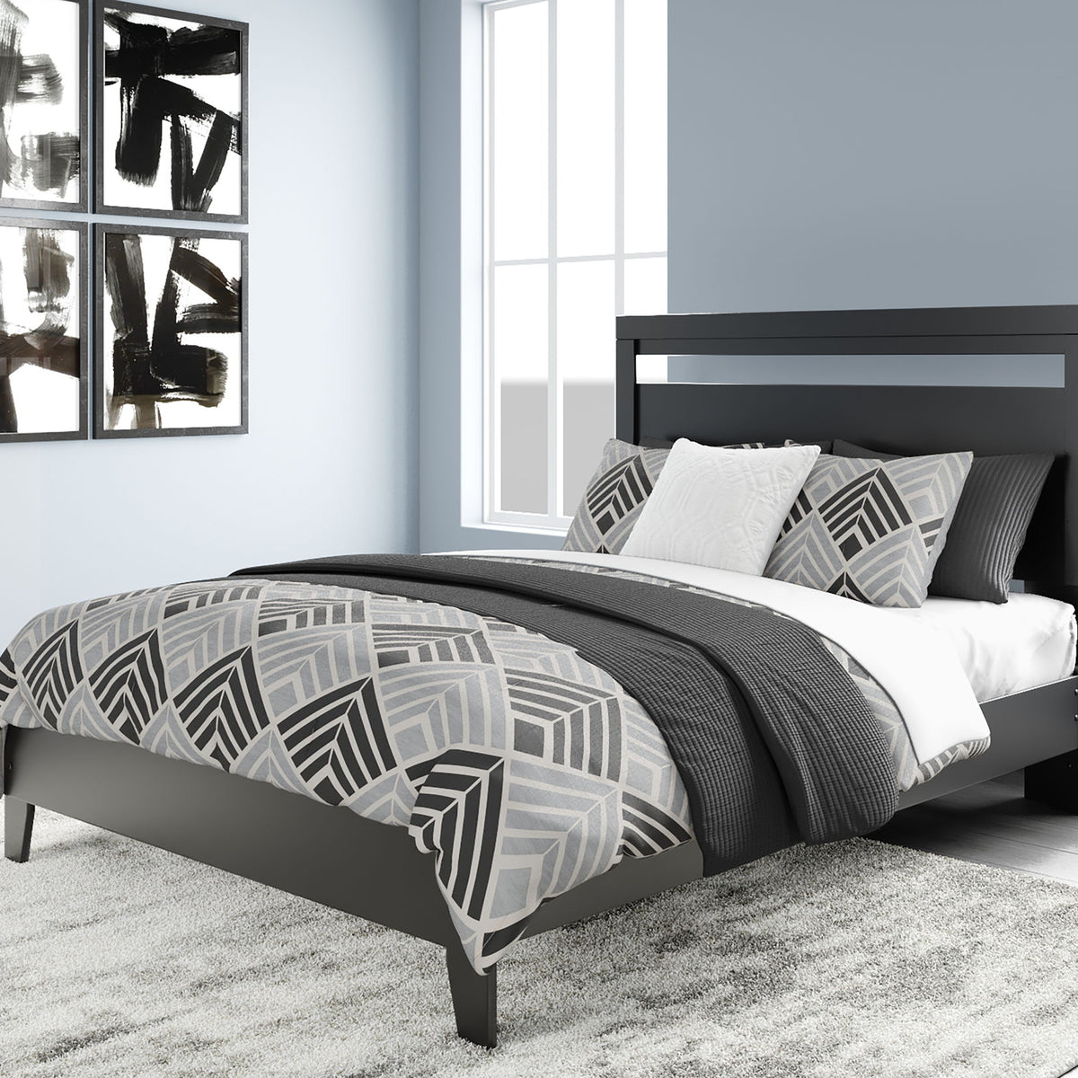 Finch - Panel Platform Bed