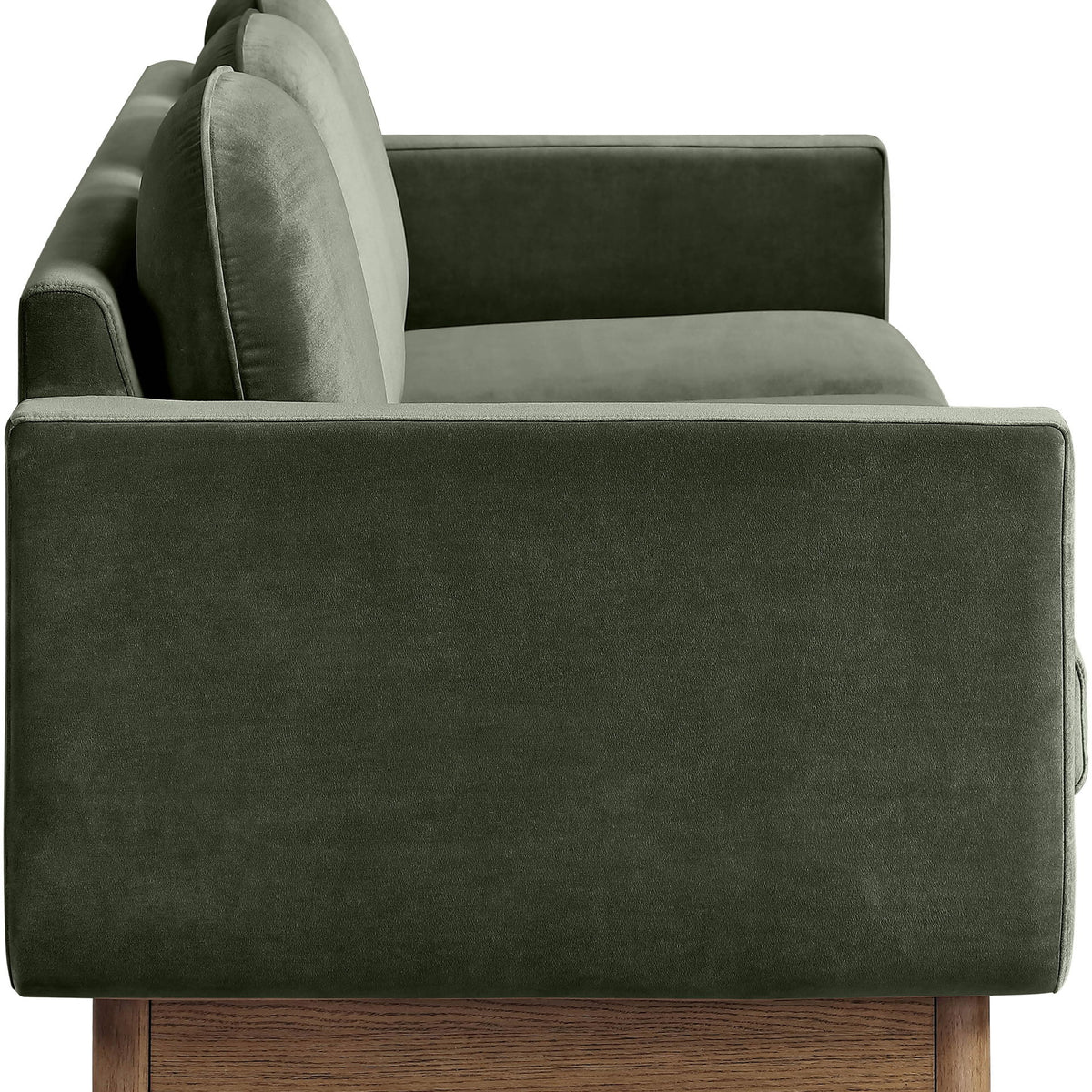 Diviento - Velvet Performance Fabric Upholstered Sofa