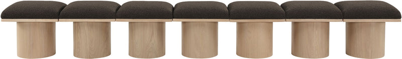 Pavilion - 7 Piece Modular Bench With Natural Base