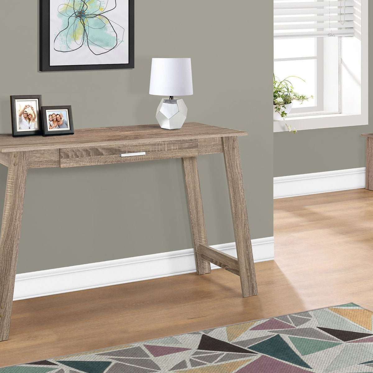 Stylish Design Computer Desk For Home Office Storage Drawers, Contemporary & Modern