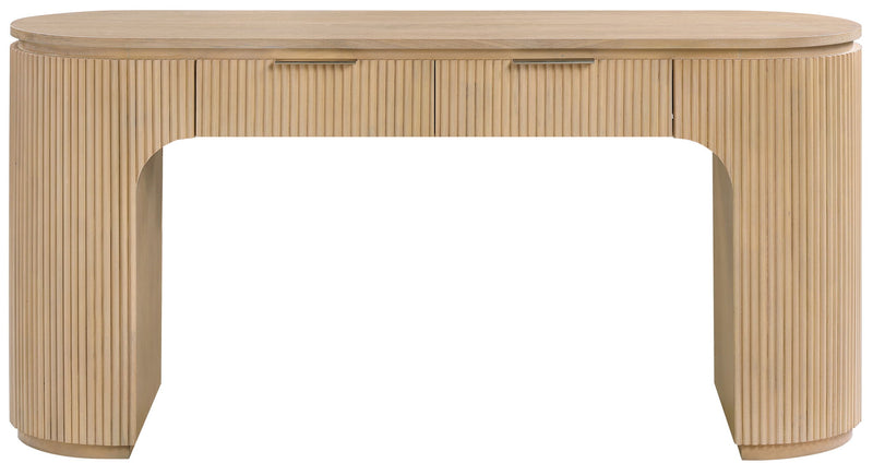 Astrid - Solid Wood And Oak Veneer Desk
