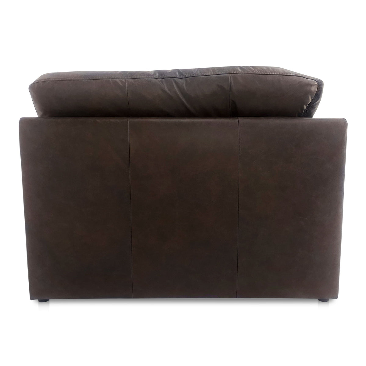 Thurlow - Leather Corner Chair - Espresso Brown