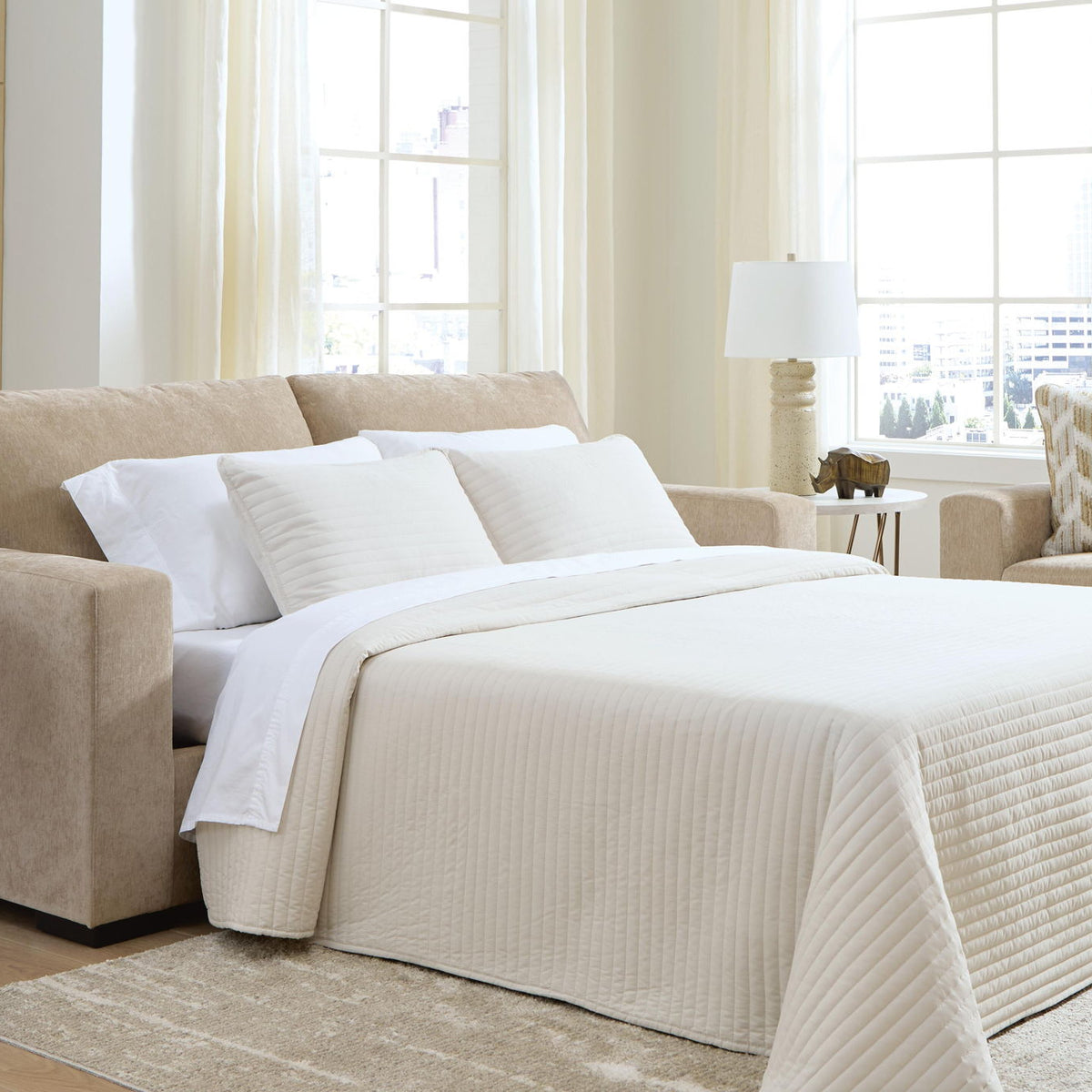 Bridgepoint - Queen Sofa Sleeper - Almond