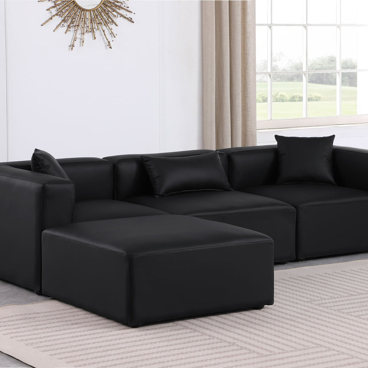 Cube - 4 Piece Modular Sectional With Chaise