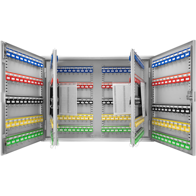 400 Keys Adjustable Key Lock Box With Digital Lock - Gray