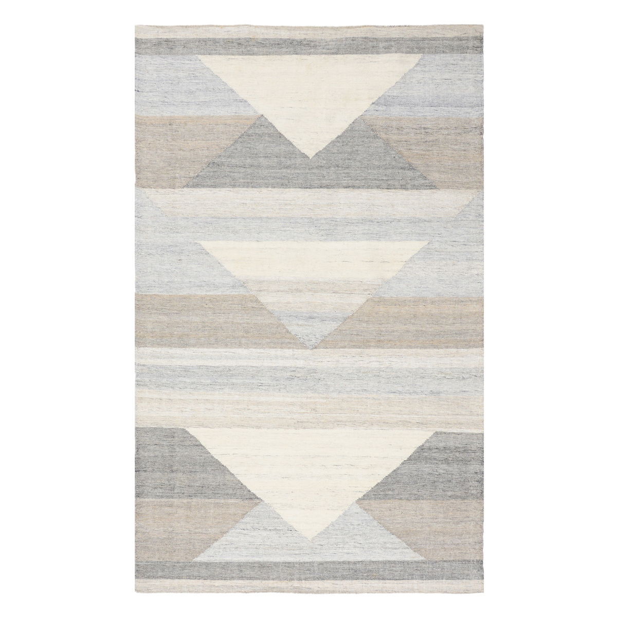 Mirage - 1' x 1' Indoor/Outdoor Canyon Rug - Gray Multi