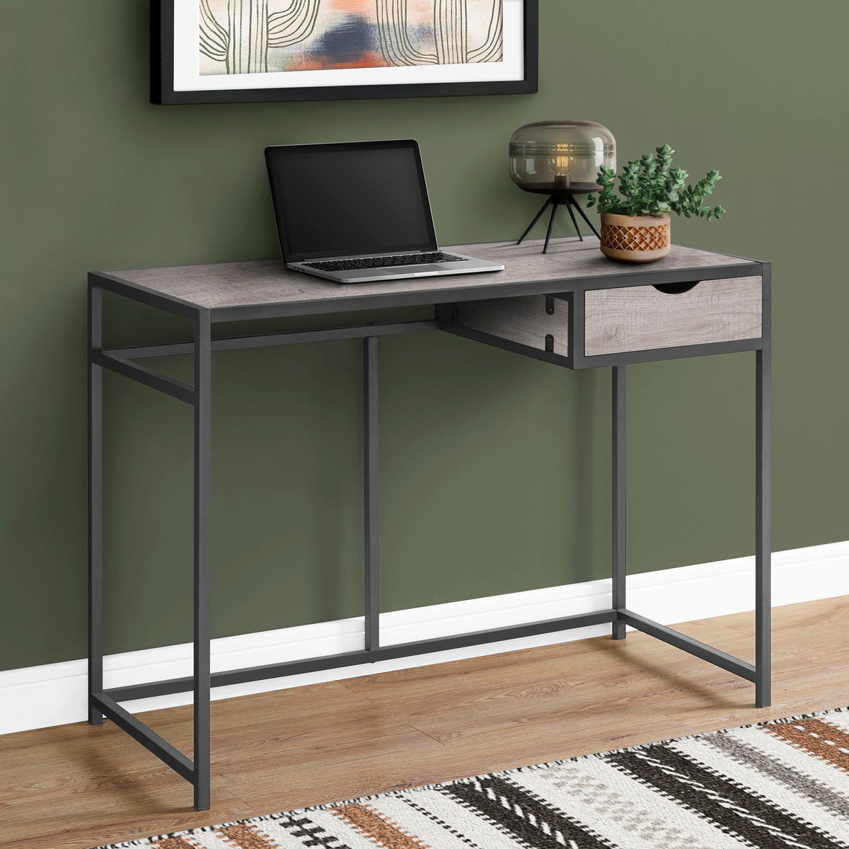 Computer Desk For Home Office, Laptop, 1 Storage Drawer, Contemporary & Modern