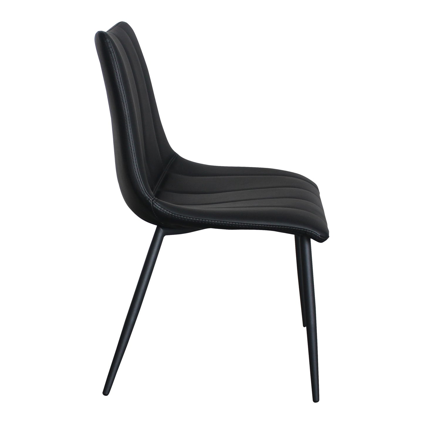 Alibi - Dining Chair Chair (Set of 2) - Matte Black