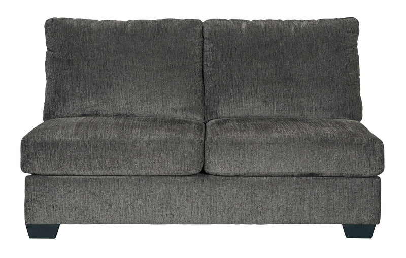 Ballinasloe - Armless Loveseat - Smoke