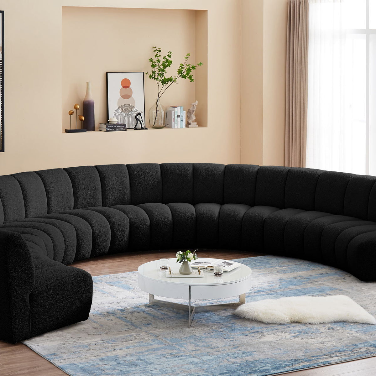 Infinity - 8 Piece Boucle Modular Sectional