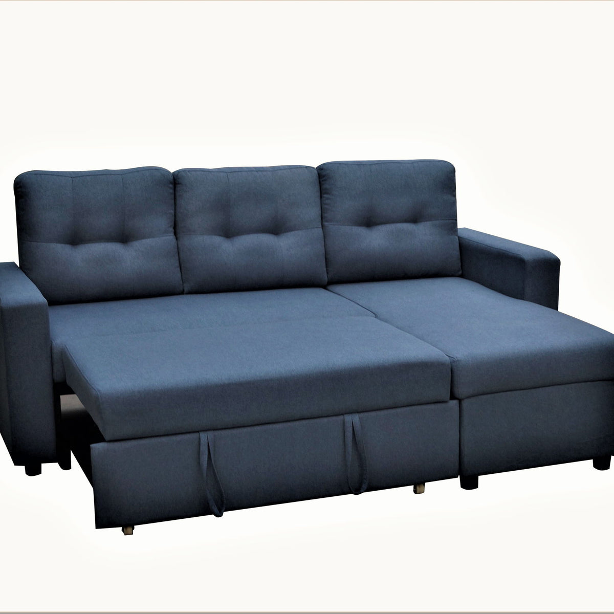 Convertible L Shaped Sectional Sleeper Sofa Bed, Saving Pull Out Couch