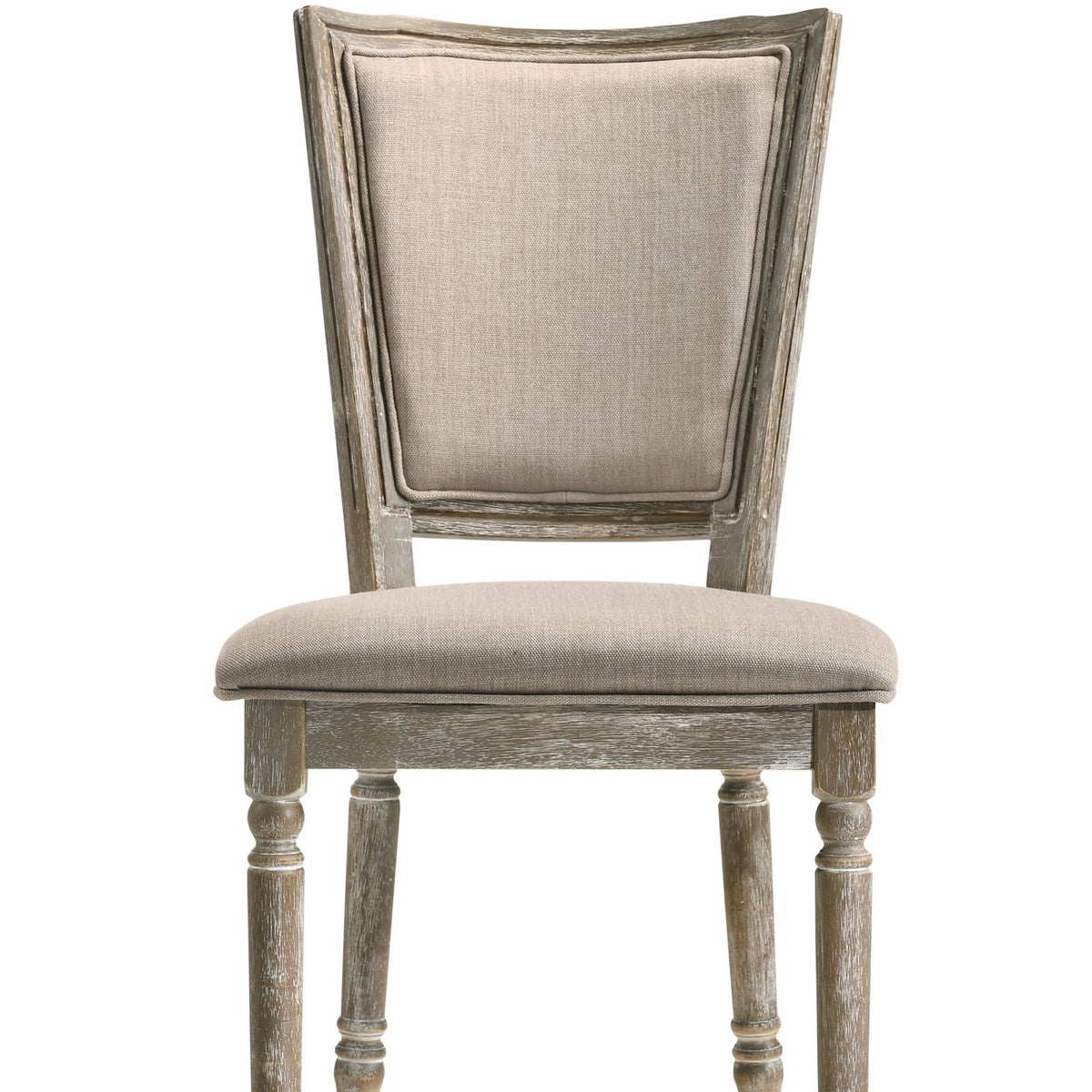 Gabrian - Two Tone, Reclaimed Side Chair (Set of 2) - Beige / Gray