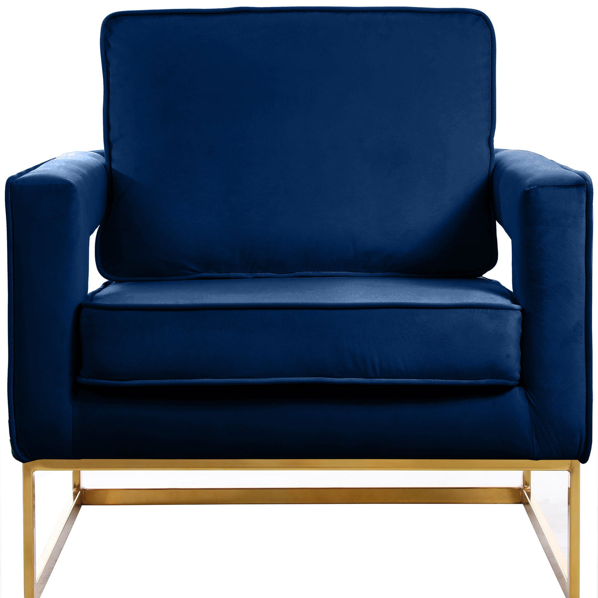 Noah - Accent Chair with Gold Legs