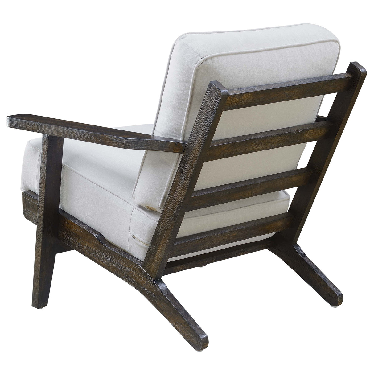 Metro - Chair (3A Packing) - Taupe / Espresso Wood Finish