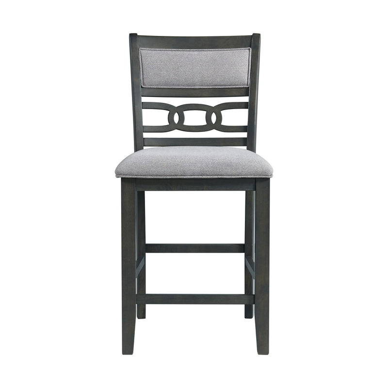 Amherst - Counter Side Chair With Fabric Cushion (Set of 2) - Gray Finish