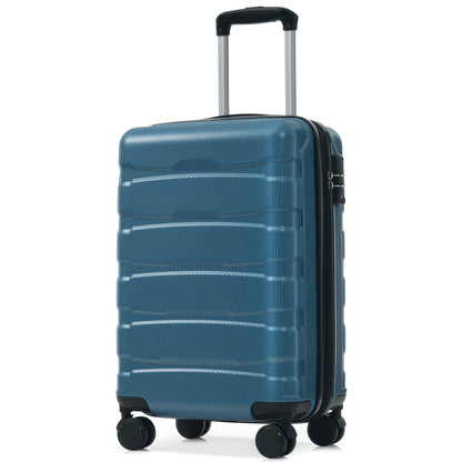 20 Inch Hardshell ABS Carry on Luggage, Durable Expandable Travel Suitcase with Spinner Wheels, TSA Lock