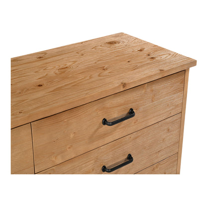 Tade - 6 Drawer Dresser - Honey