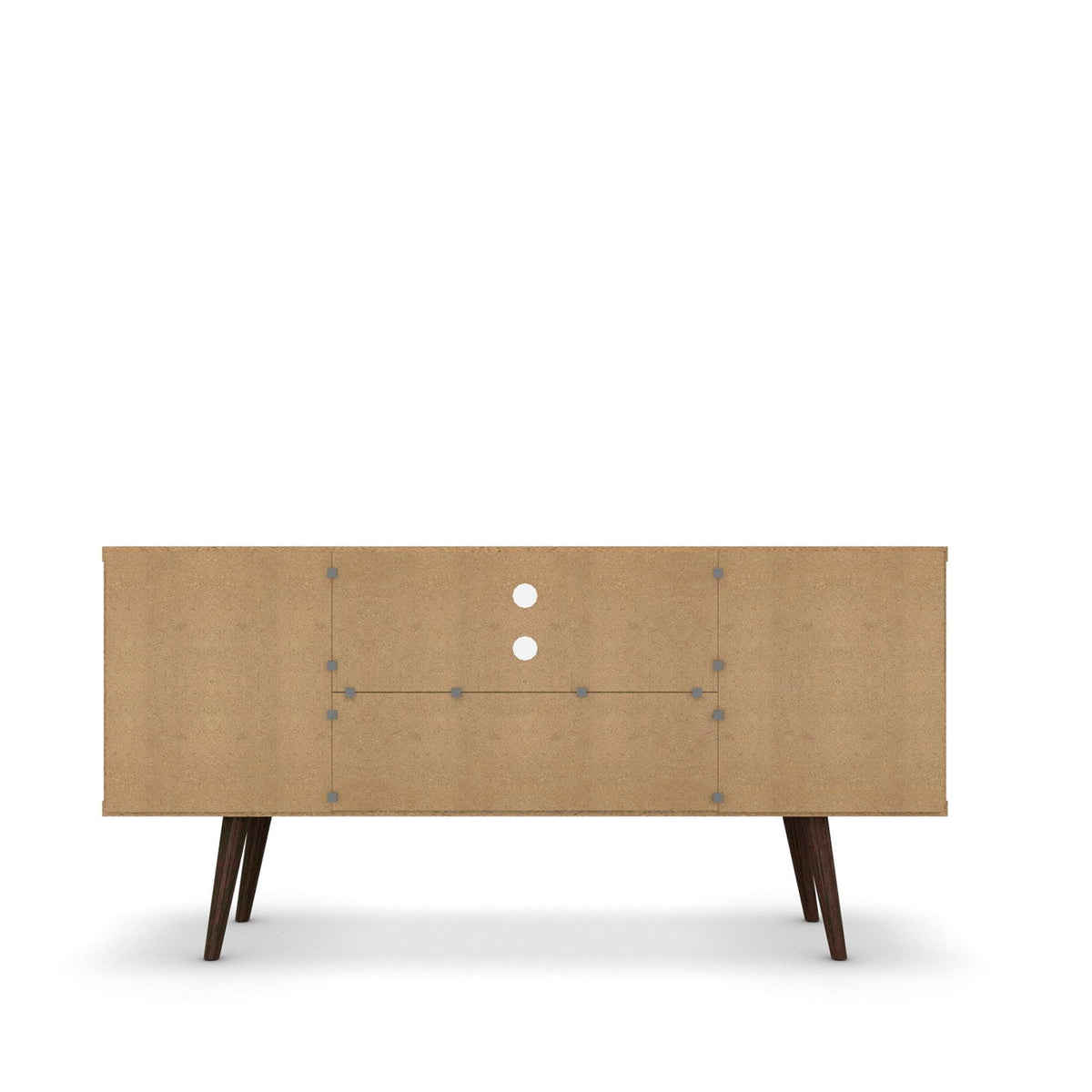 Manhattan Liberty - 53" TV Stand With Rustic Brown Frame