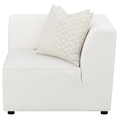 Freddie - Upholstered Corner Chair - Pearl