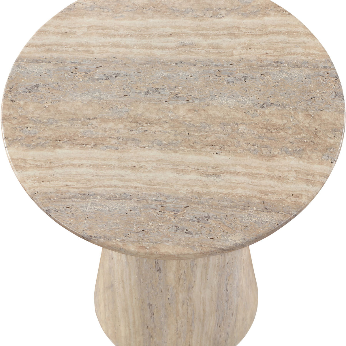 Cassino - Concrete Indoor/Outdoor End Table - Travertine