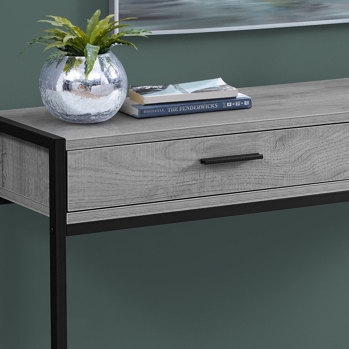 Accent Console Table For Entryway, Storage Drawers, Contemporary & Modern