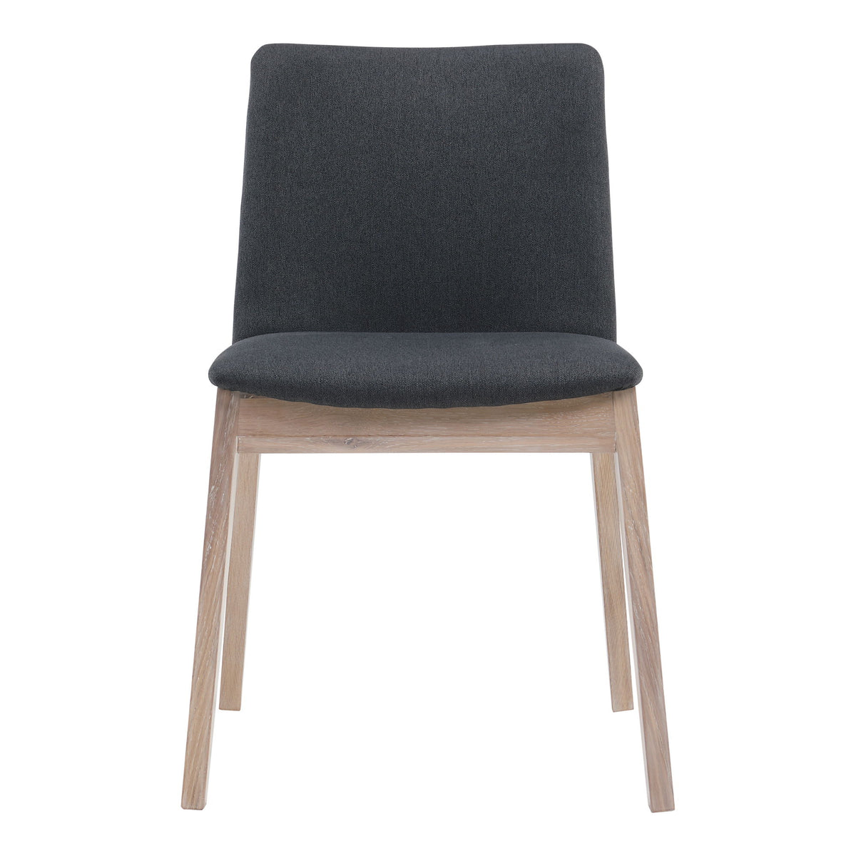 Deco - Oak Dining Chair (Set of 2) - Dark Gray
