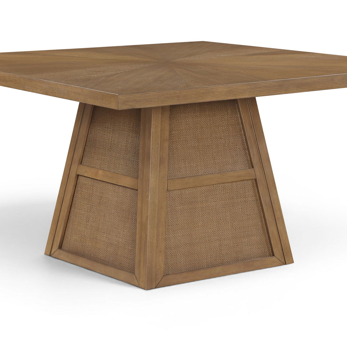 Fenwick - Cane Oak Veneer And Solid Wood Dining Table