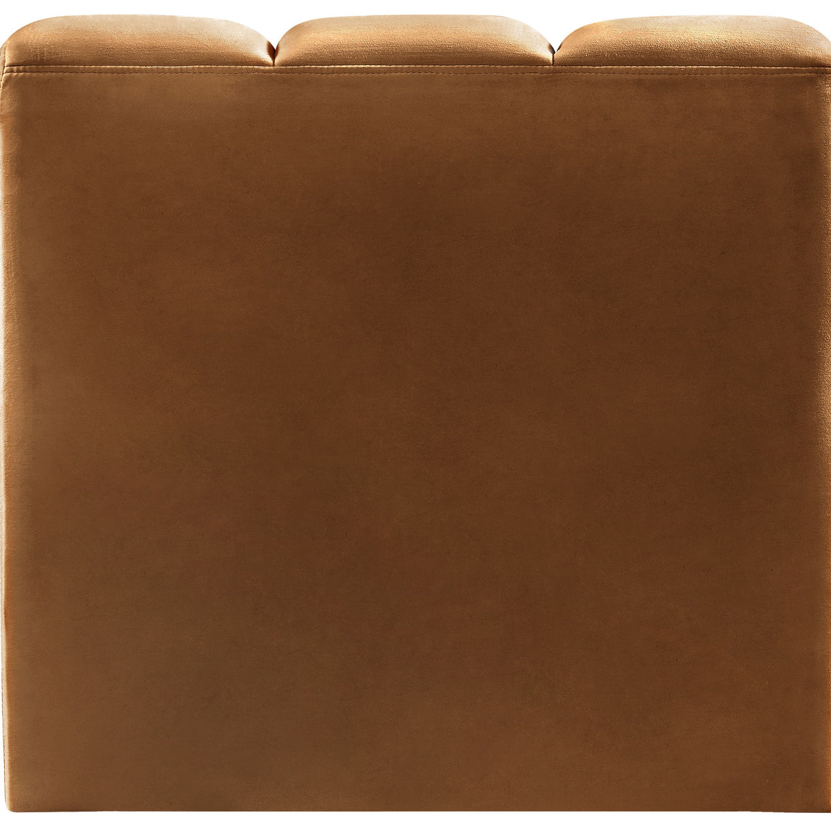 Arc - Velvet Straight Chair - Saddle