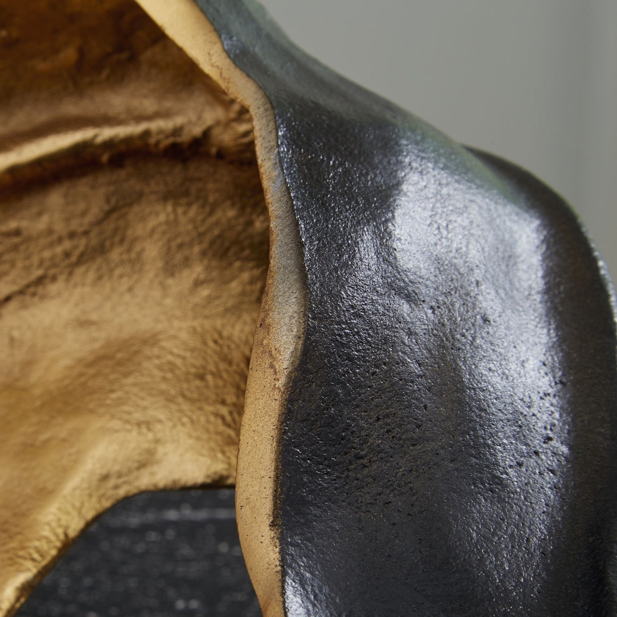 Melinda - Sculpture - Black / Gold Finish