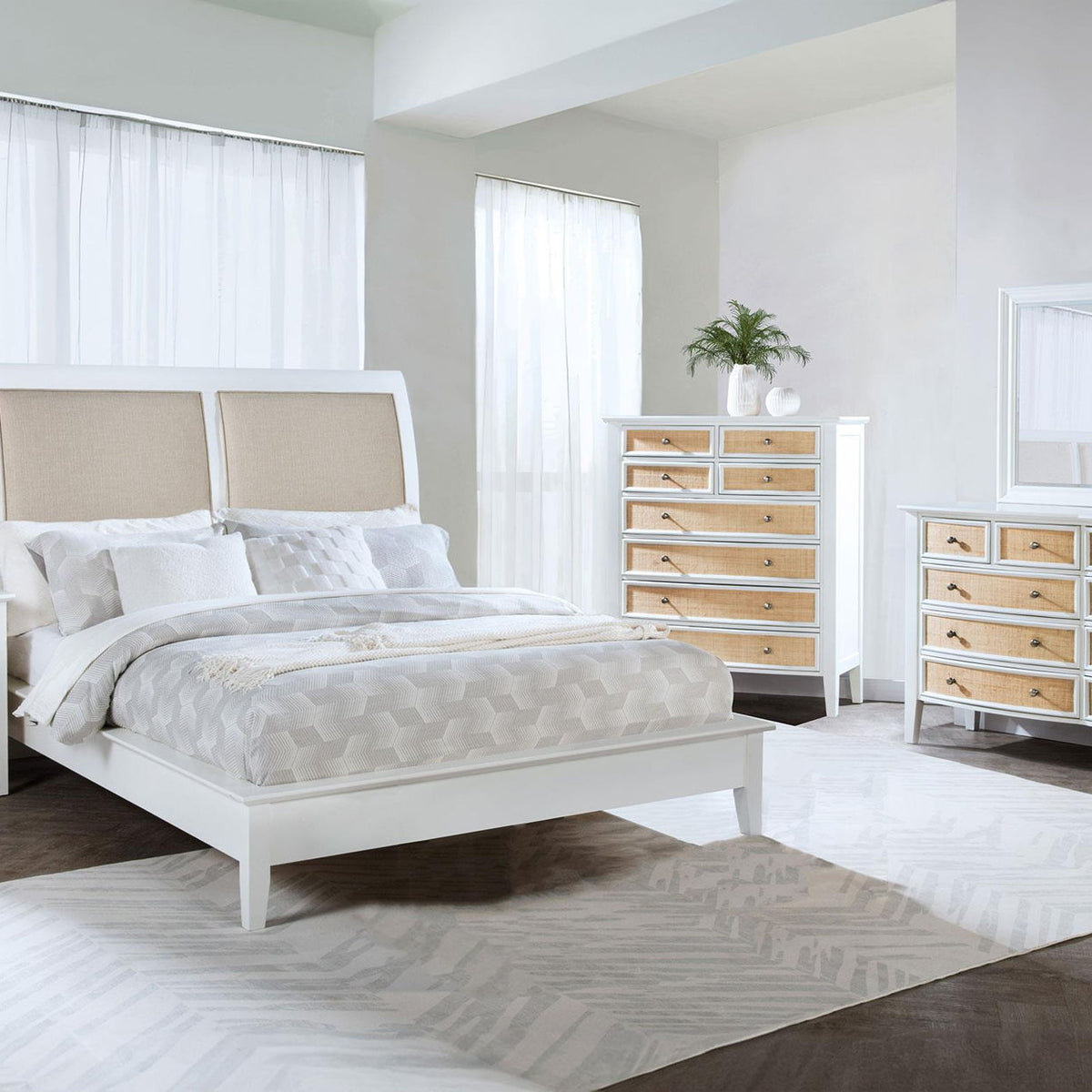 Bexhill 5-piece Queen Bedroom Set White
