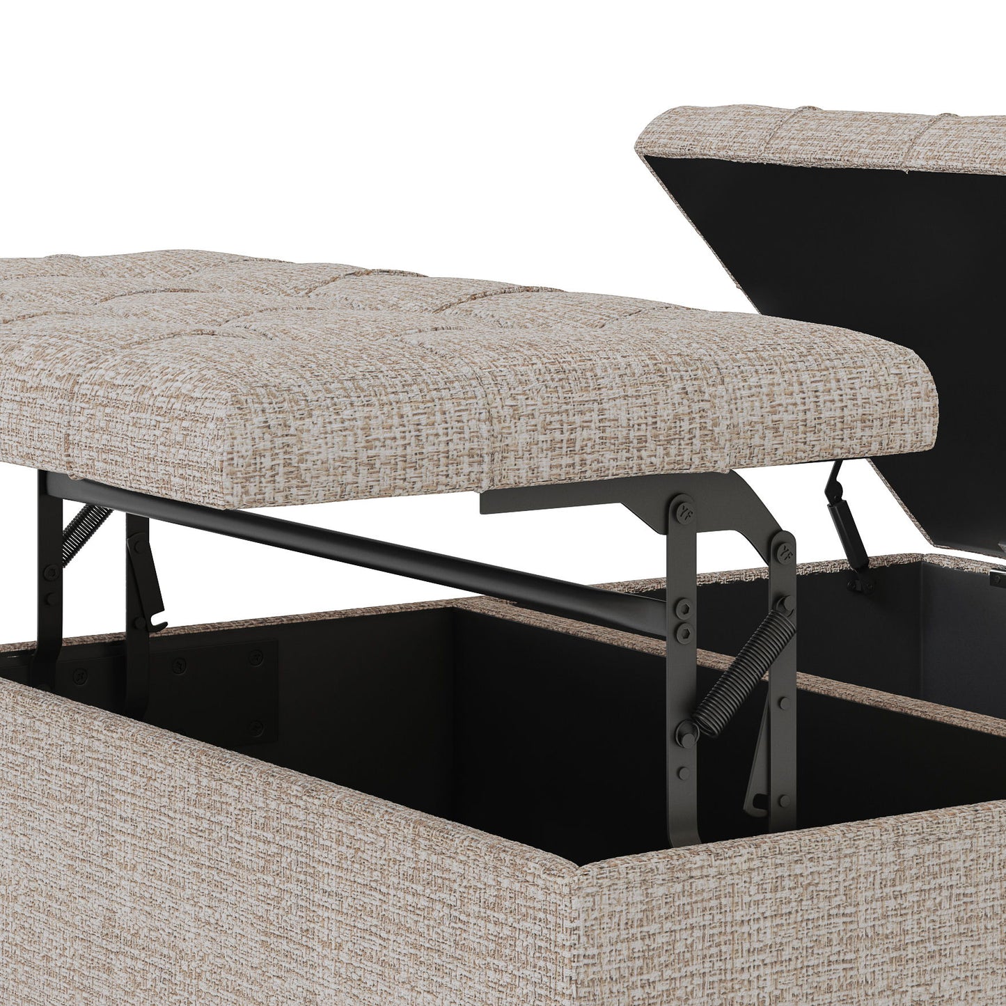 Harrison - Upholstered Coffee Table Storage Ottoman