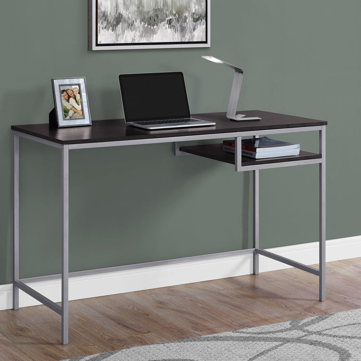 Computer Desk For Home Office, Compact Modern Design, Contemporary & Modern