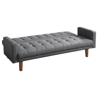 Sommer - Upholstered Tufted Convertible Sofa Bed - Gray