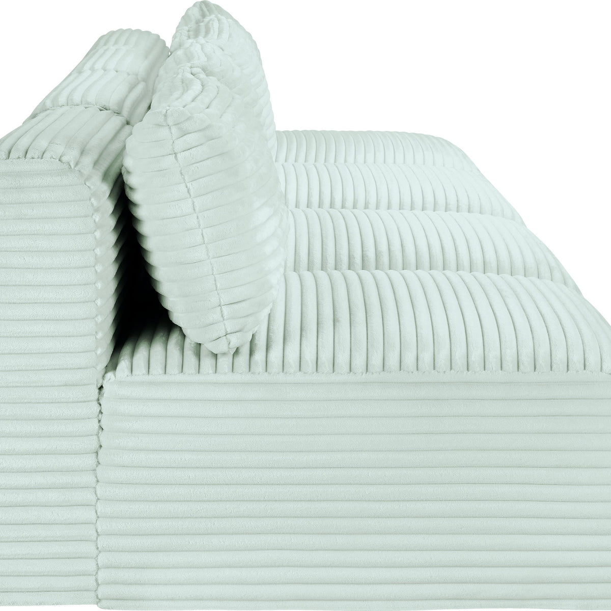 Shaggy - 4 Seat Modular Armless Sofa