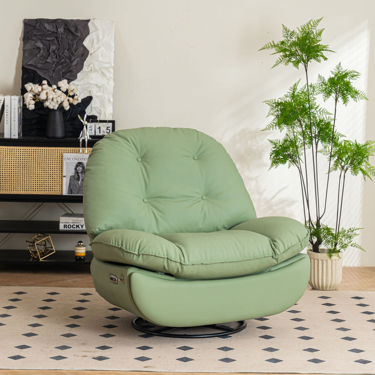 Power Recliner Swivel Glider USB Charger With Bluetooth Music Player, Sleep, Working, Game And Leisure