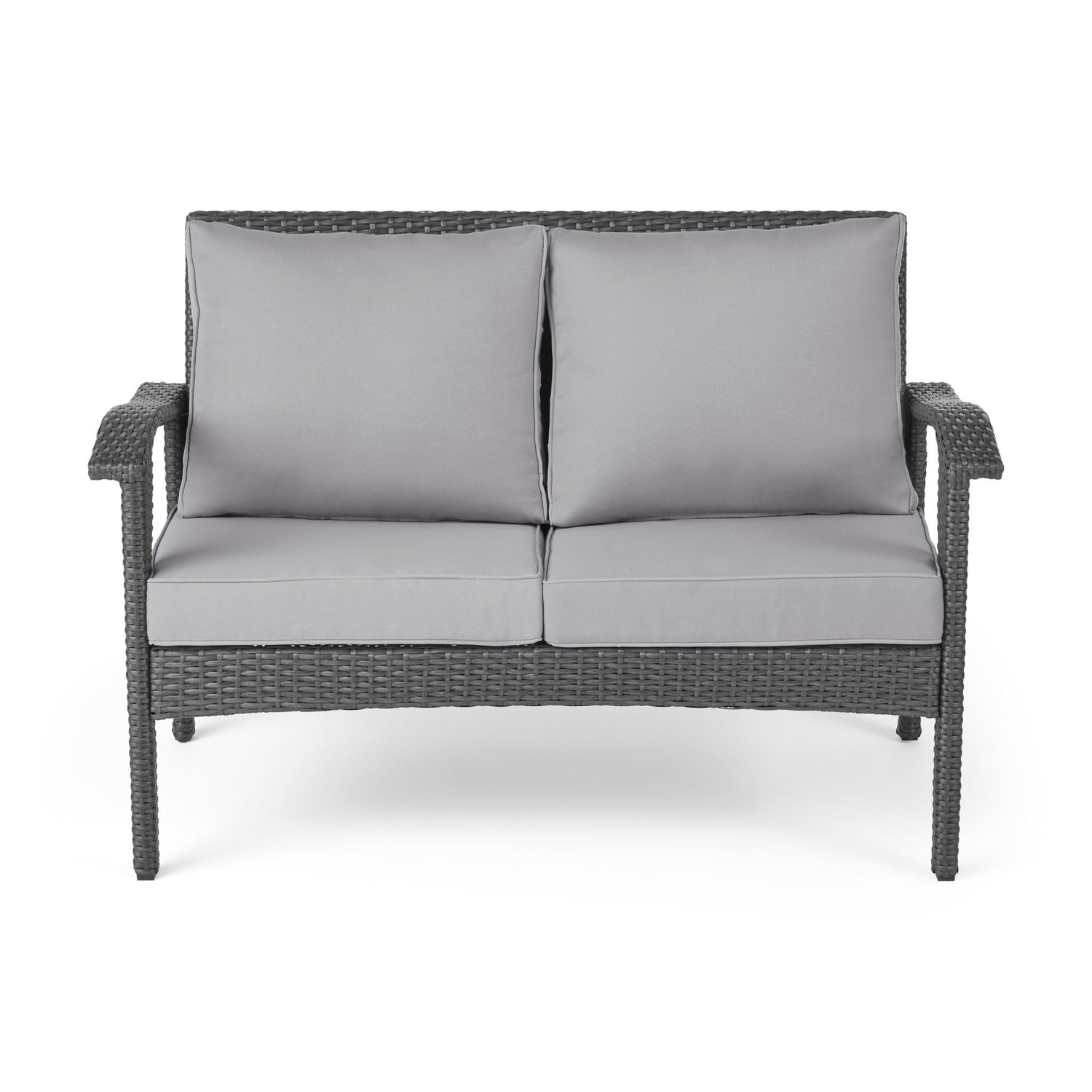 Honolulu - Loveseat - Gray / Silver