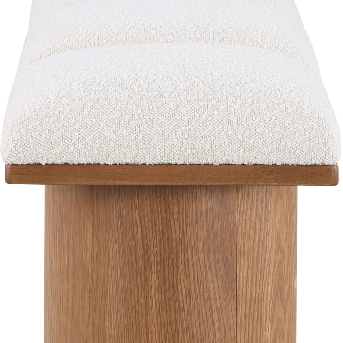 Pavilion - 5 Piece Modular Bench With Walnut Base