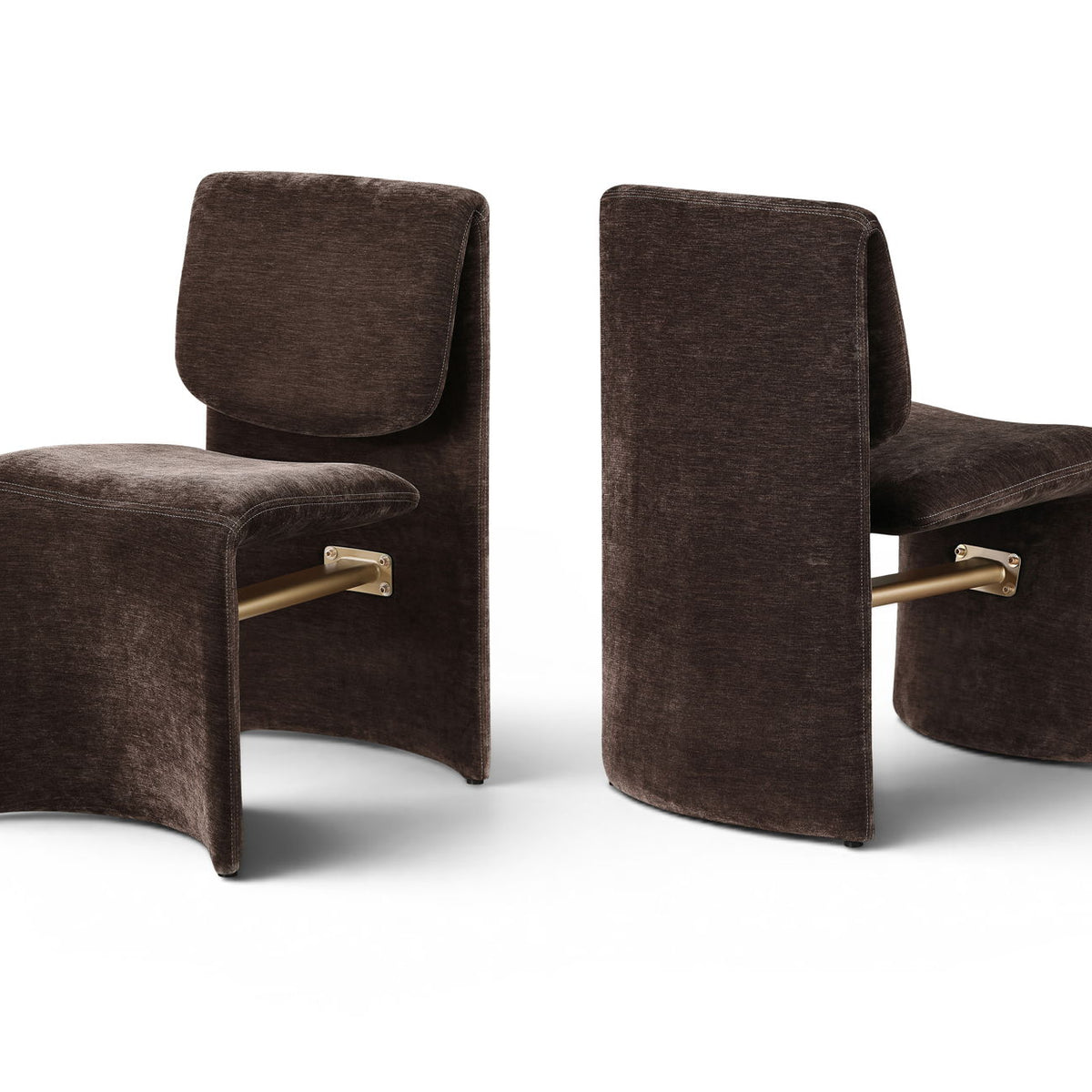 Slique - Performance Fabric Upholstered Dining Chair (Set of 2) - Brown