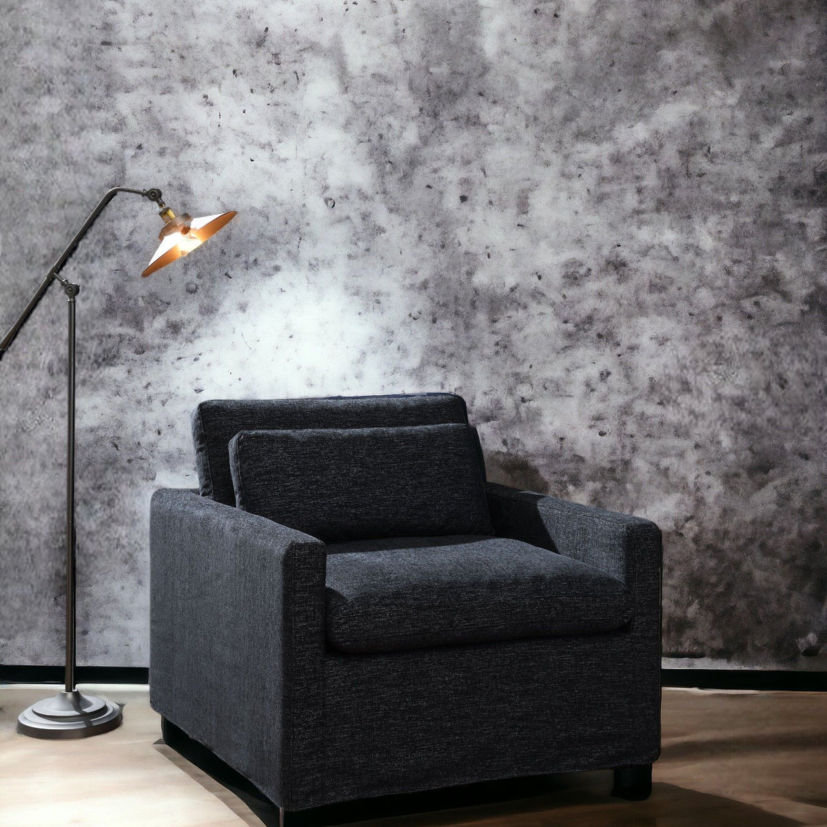 Naveen - Swivel Chair With 1 Toss Pillow