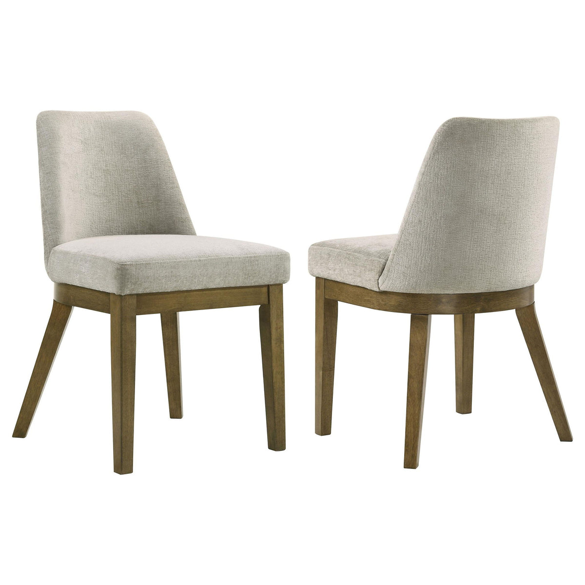 Castlewood Upholstered Side Chair Light Tan (Set of 2)