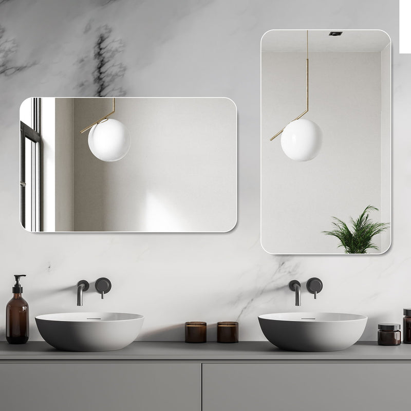 Bathroom Vanity Mirror, Wall-Mounted Mirror For Bathroom Anti-Fog, Waterproof