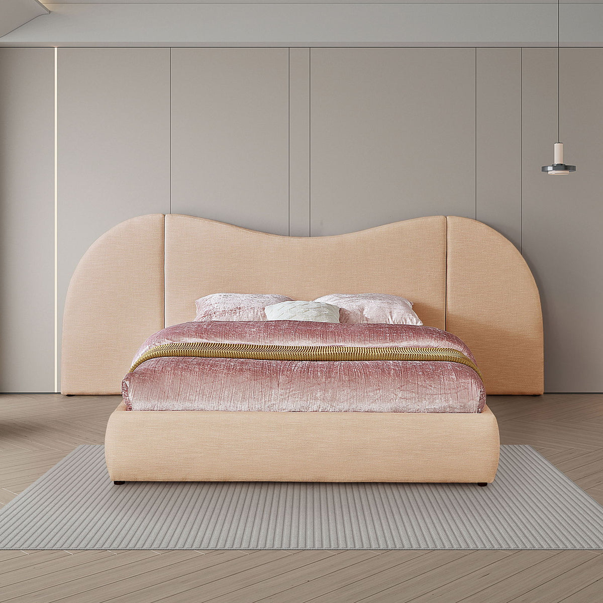Everest - Linen Fabric Bed