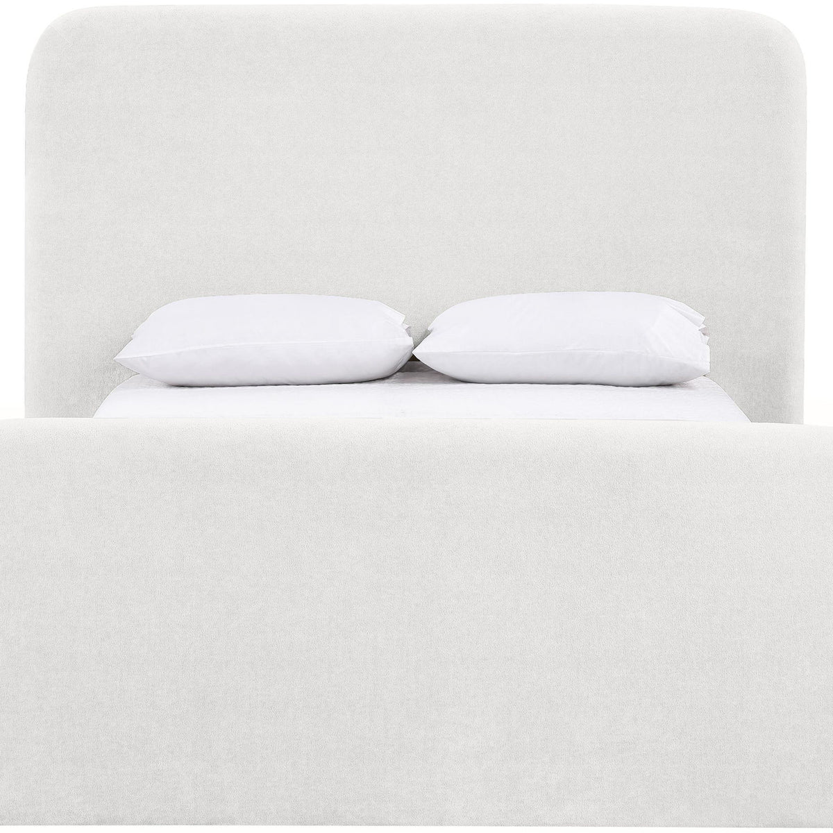 Fira - Chenille Fabric Upholstered Bed